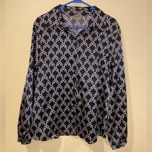 Notations long sleeve business casual women’s top